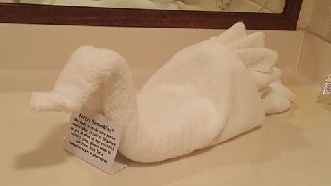 【戴晨志】好心情，帶來好運氣  曾在國外住飯店時，看到服務生將毛巾，做成一隻天鵝的模樣